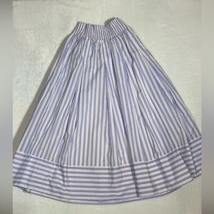 BURU  Purple & White A line Skirt